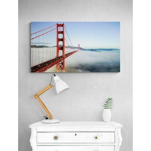 Golden gate bridge schilderij aan de muur