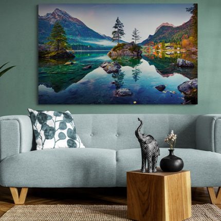 wanddecoratie meer voor in de woonkamer