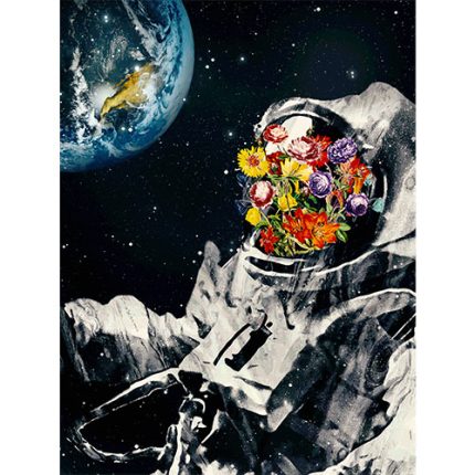 Astronaut bloemen