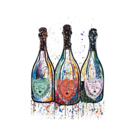 colored champagne