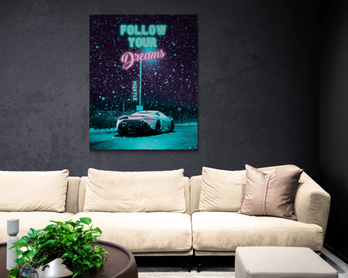 follow your dreams mock up